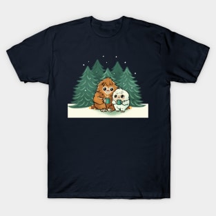 Sasquatch getting cozy T-Shirt